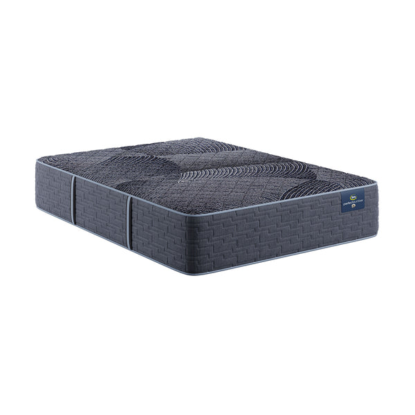 Serta® Feather Grove Extra Firm Mattress from Serta in Queen Gel Foam with Cooling, Made in USA - Angle view