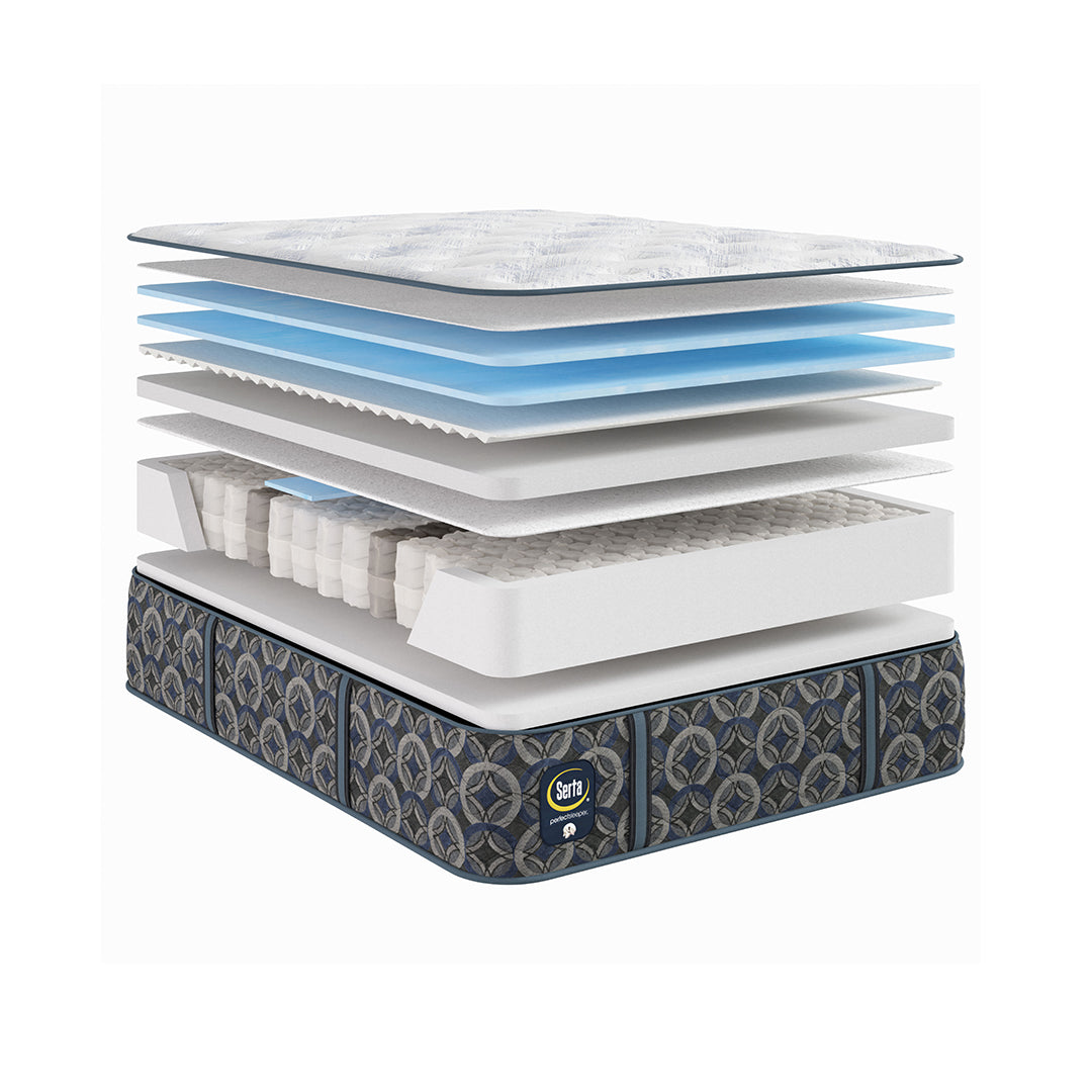 Perfect Sleeper® Cascade Range Medium Mattress from Serta in Queen Memory Foam, Made in USA - Additional view 6