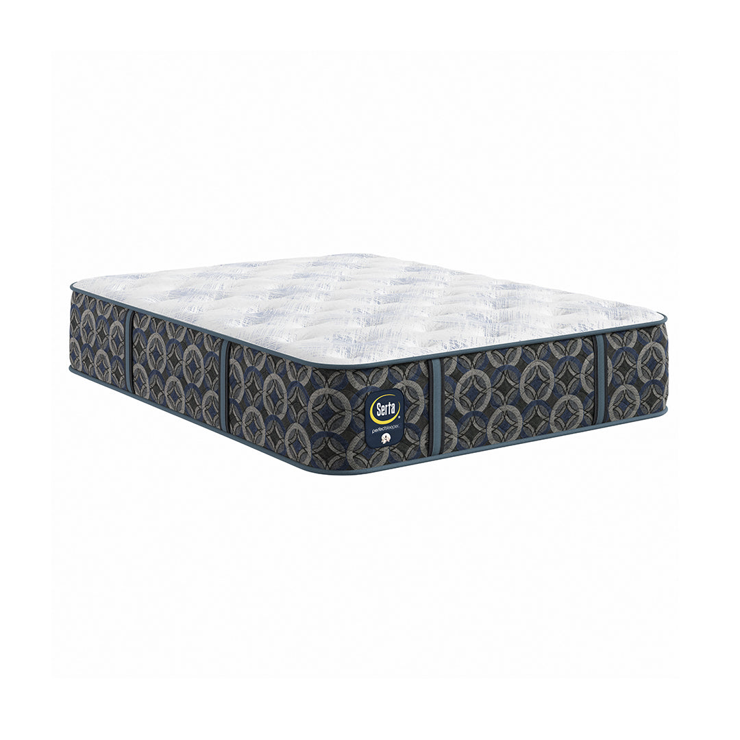Perfect Sleeper® Cascade Range Medium Mattress from Serta in Queen Memory Foam, Made in USA - Angle view