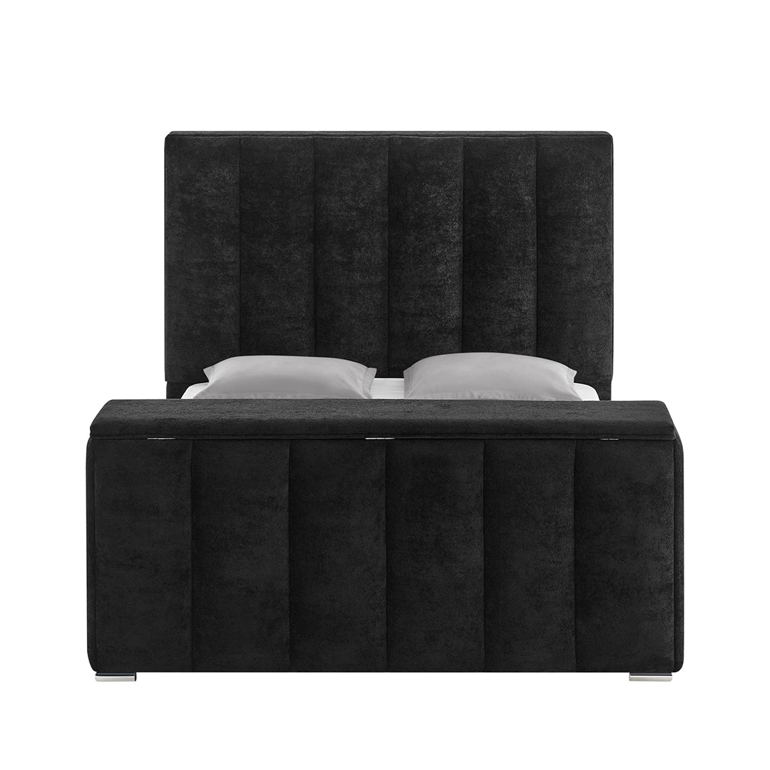 Serenity Upholstered Bed with Speakers