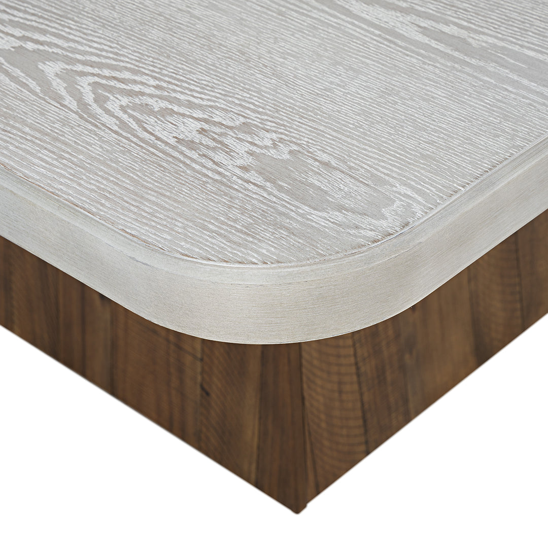 Apex Dining Set (5pc) (Seats 6-8) from Holland House in Brown Upholstered - Closeup detail