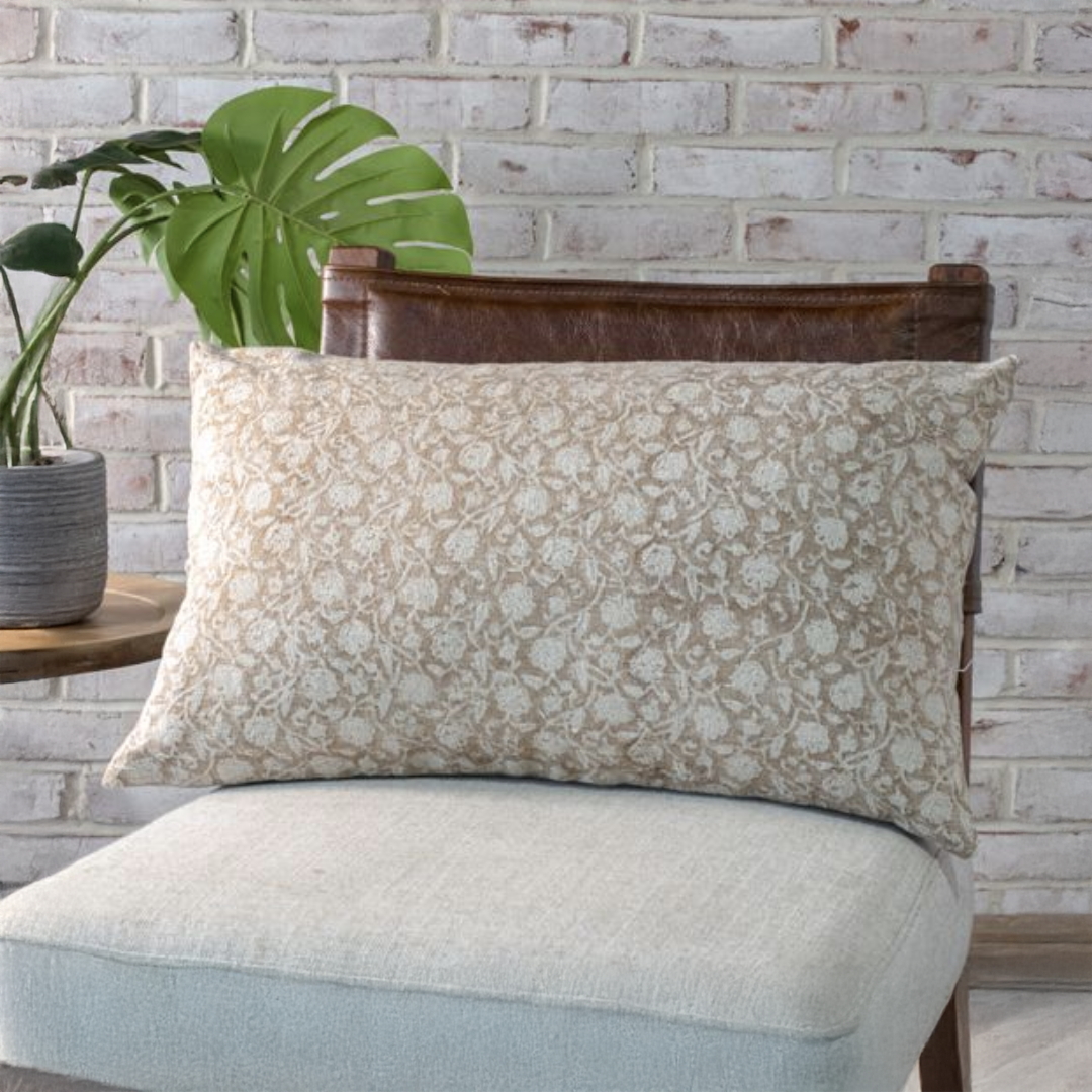 Sandy Floral Pillow