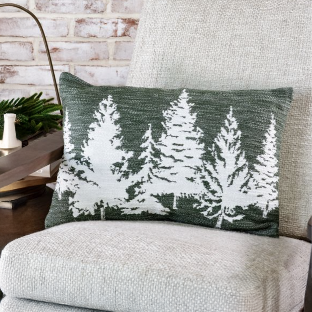 Evergreen Trees Pillow