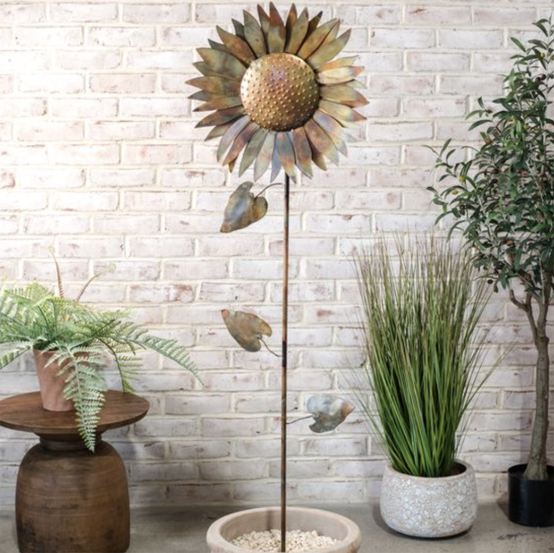Sunflower Yard Stake