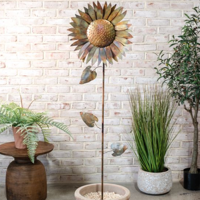 Sunflower Yard Stake