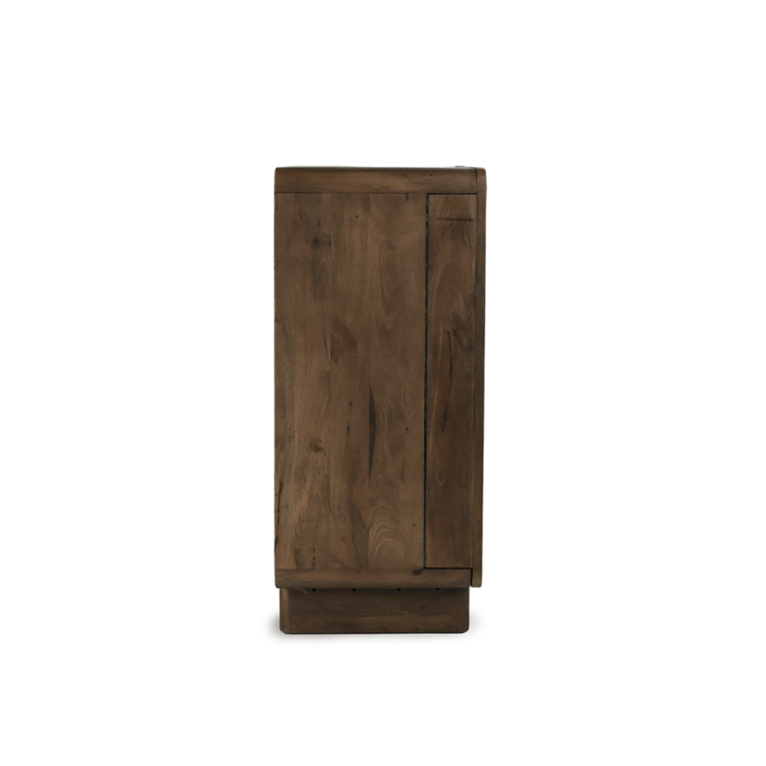 Holmes Mango Wood Artisan Bar Cabinet