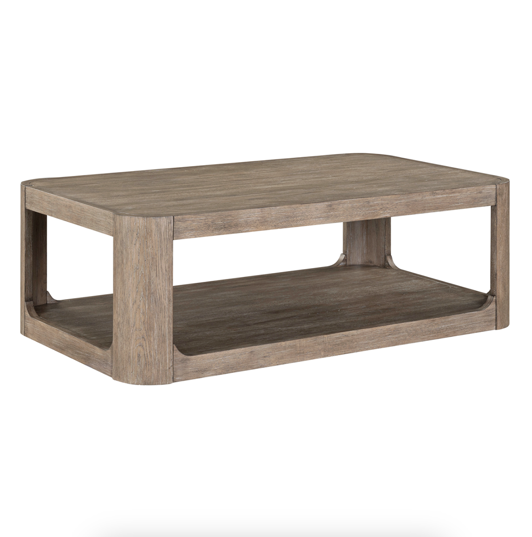 South Bend Cocktail Table from Liberty Furniture in Brown with Casters