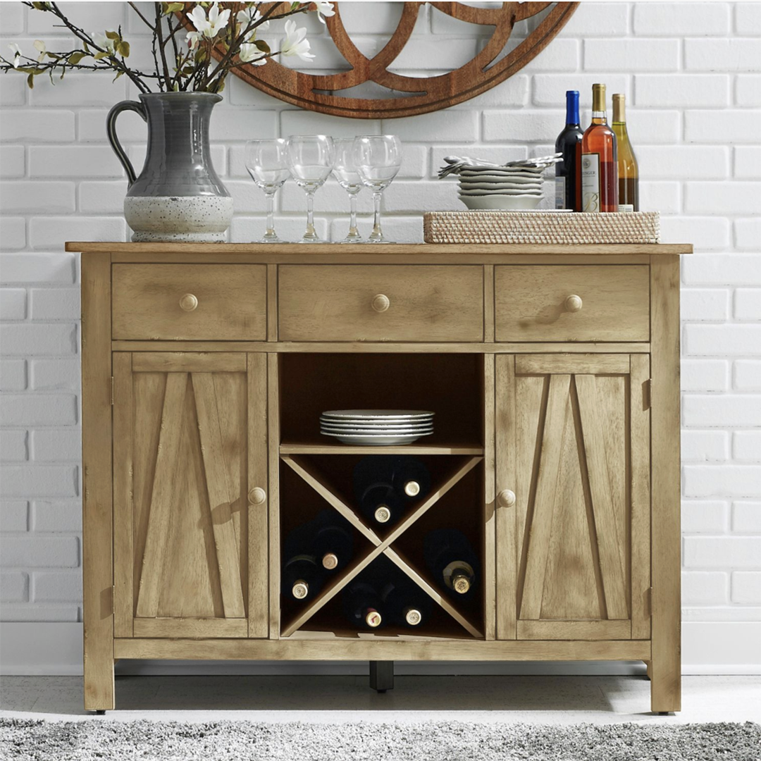 Lindsey Farm Server from Liberty Furniture in Veneer