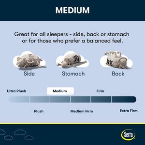 Serta iComfort Aveda Medium Mattress for side and stomach sleepers