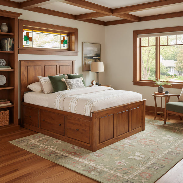 Shaker Storage Bed