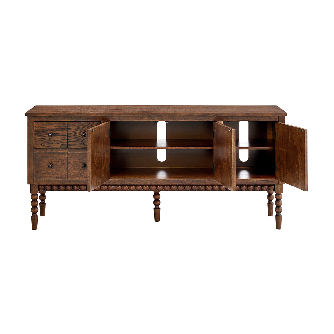 Mabel Console from Sandberg Furniture in Veneer - Open position