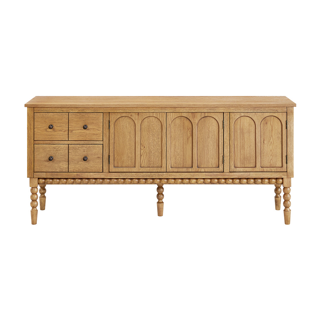 Mabel Console from Sandberg Furniture in Veneer - Closed position