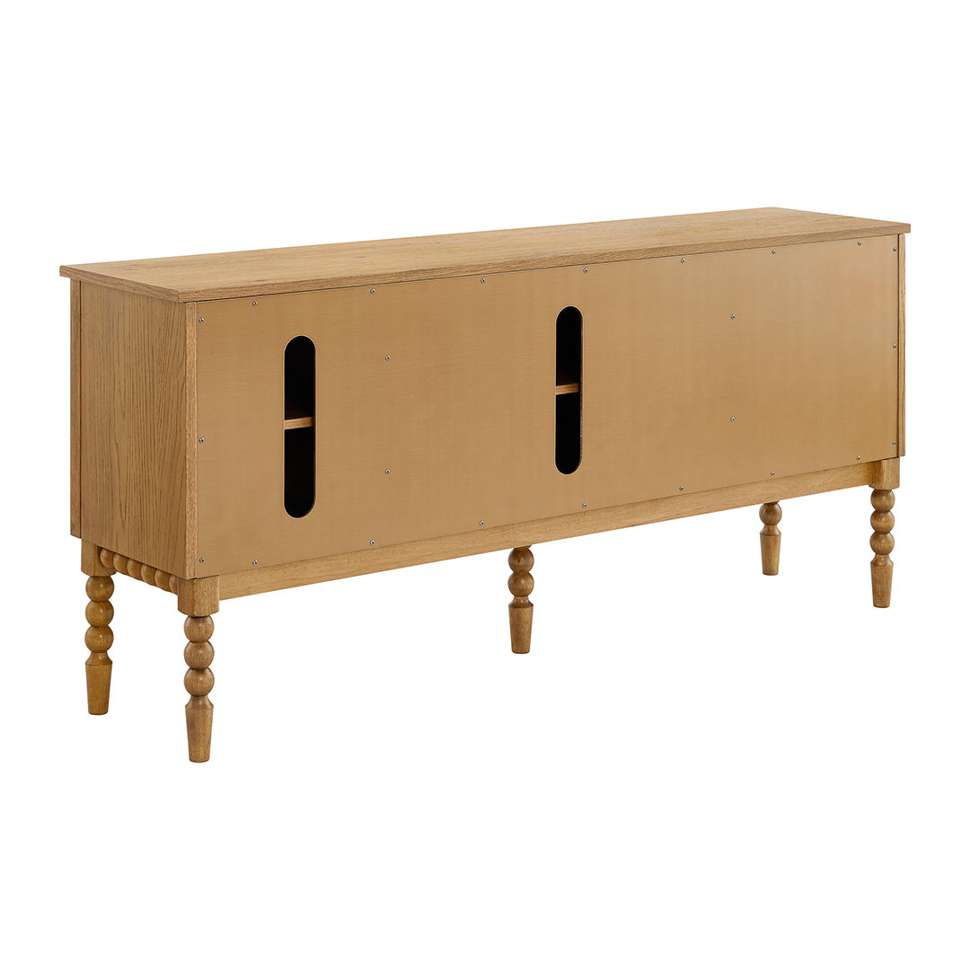 Mabel Console from Sandberg Furniture in Veneer - Back view