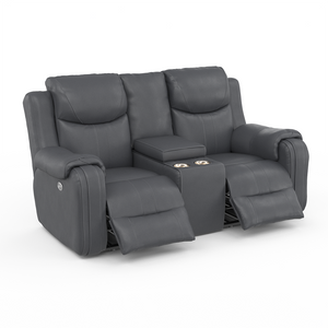 Marvel Console Loveseat with Power Headrest