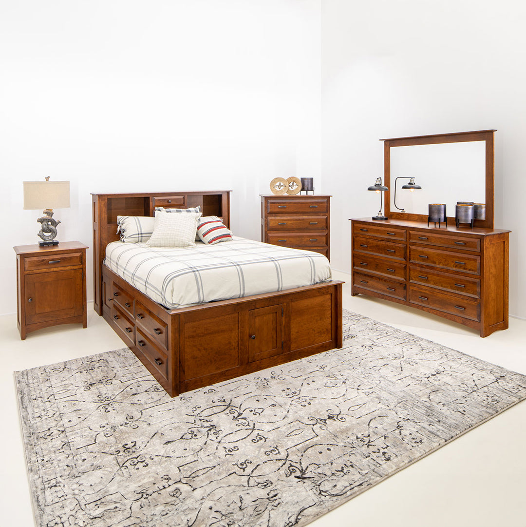 Simplicity Bookcase Storage Bed