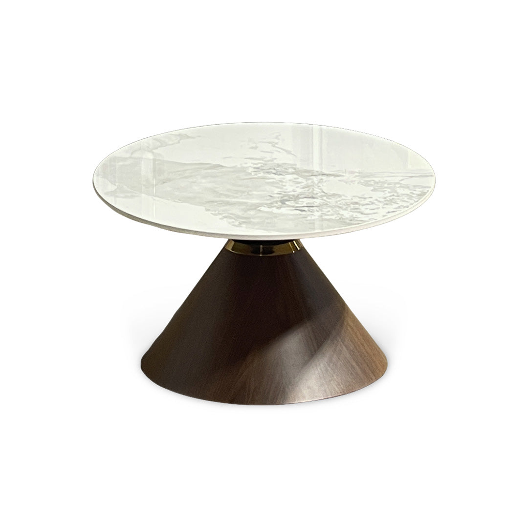 Sintered Stone Oval Cocktail Table