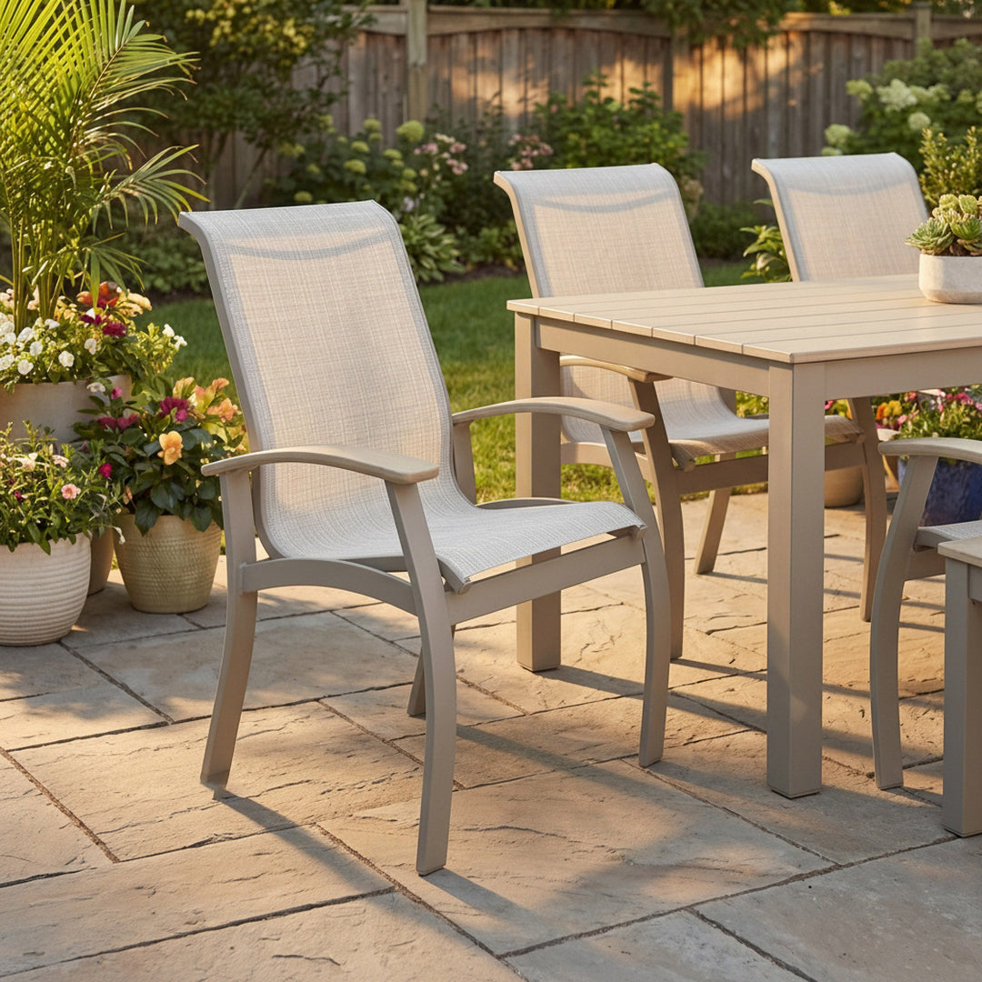 Montego Outdoor Sling Arm Chair