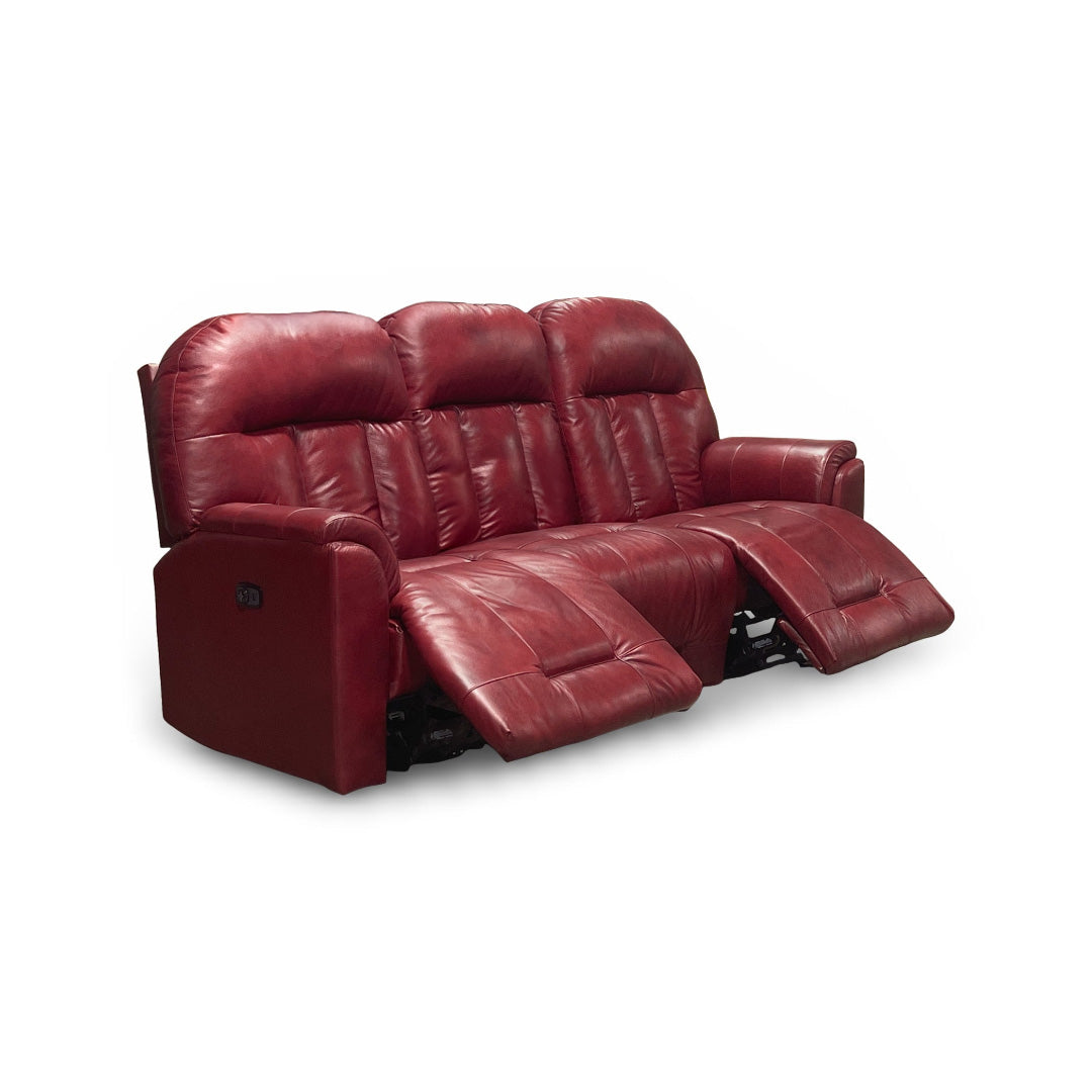 Suitably Leather Power Reclining Sofa