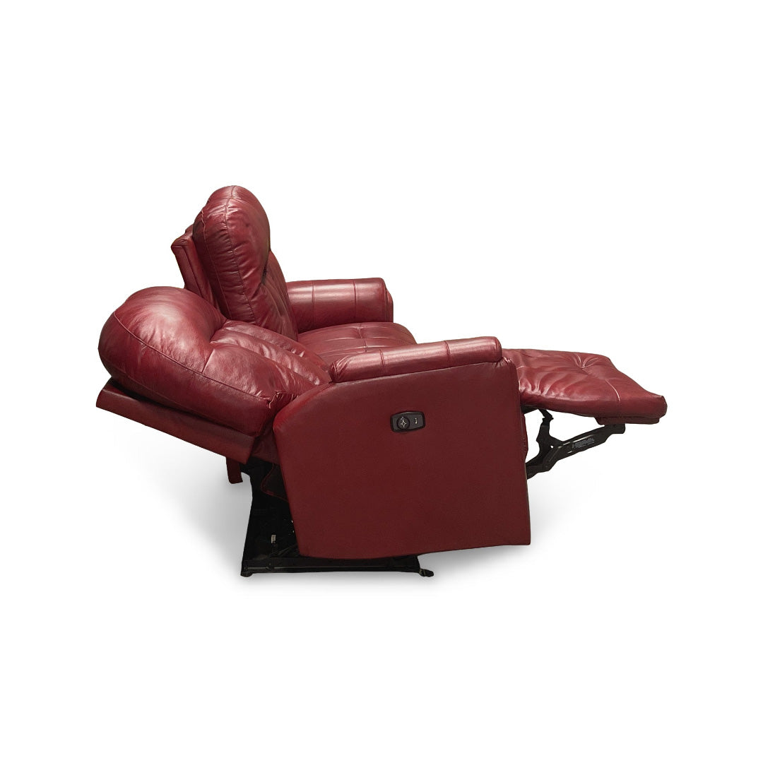 Suitably Leather Power Reclining Sofa