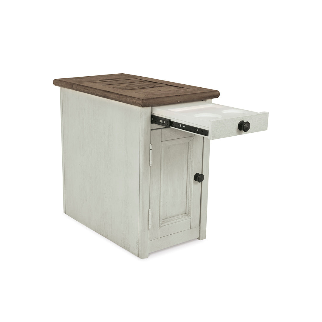 Bolanburg Chairside End Table with USB Ports and Outlets