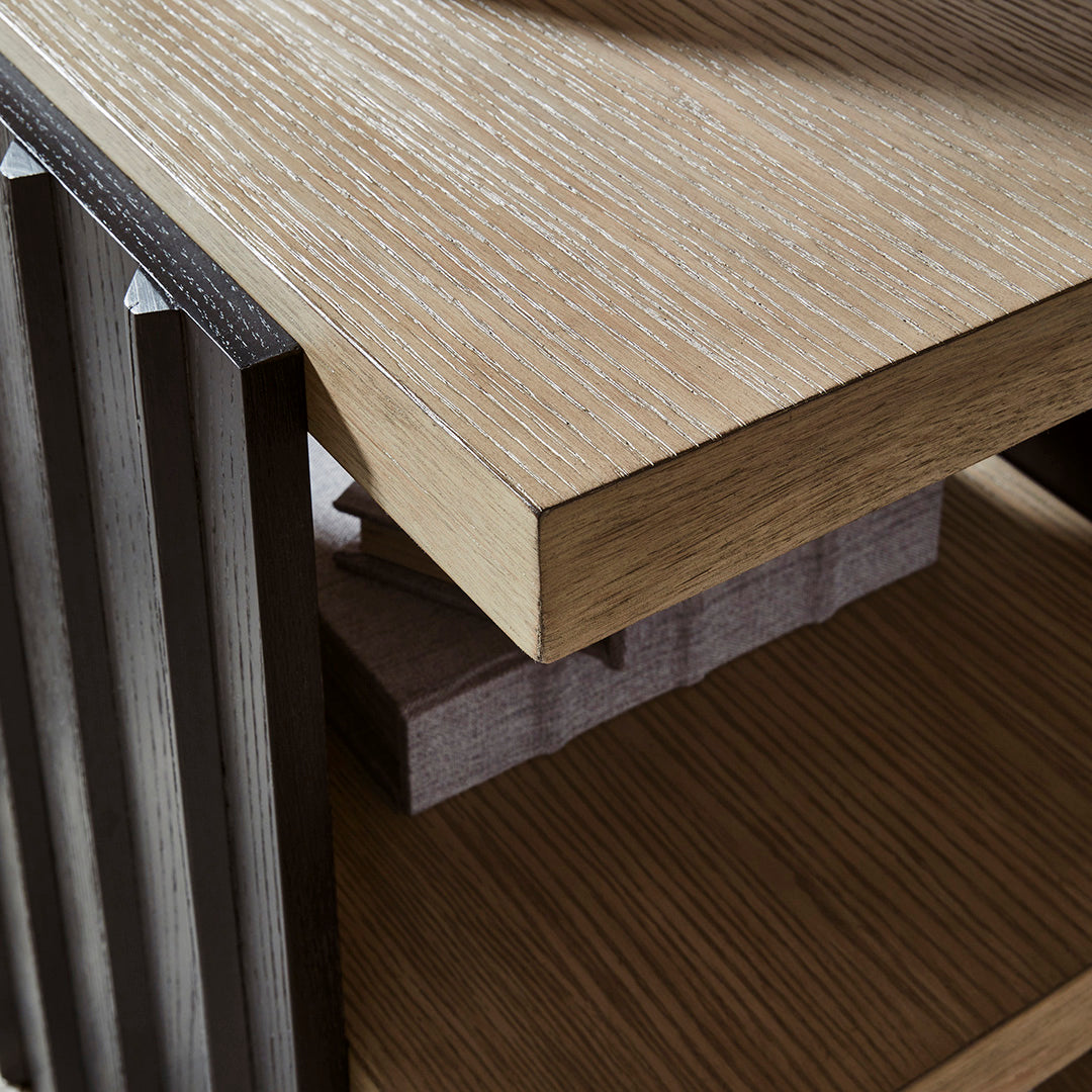 Black Rylandyn End Table from Signature Design by Ashley - Closeup detail