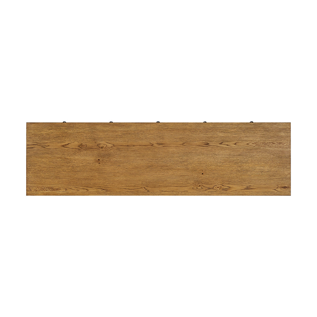 Mabel Sofa Table from Sandberg Furniture in Veneer - Overhead view