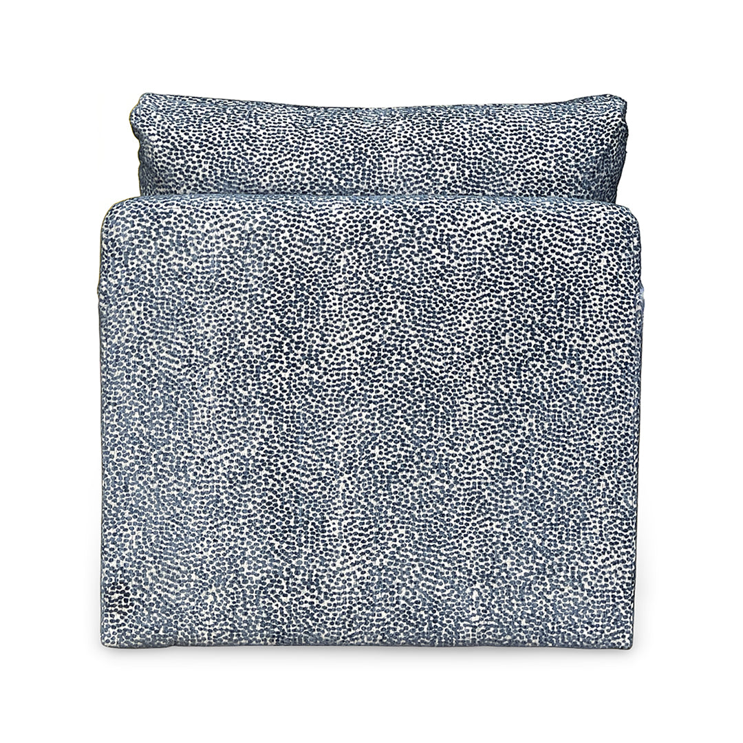 Tracy Swivel Chair from Hickorycraft (Craftmaster) in Blue Polyester, Made in USA - Additional view 6