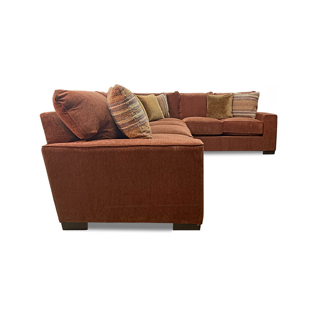 Troy Sectional (2-Piece) from Michael Nicholas Designs in Red Polyester, Made in USA - Additional view 5