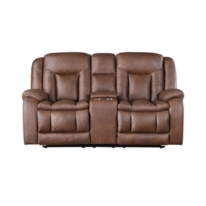 Morello Manual Reclining Loveseat with Console