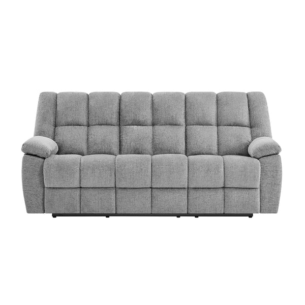 Gray Spellbinder Reclining Sofa from Global Furniture USA Inc. - Alternate angle