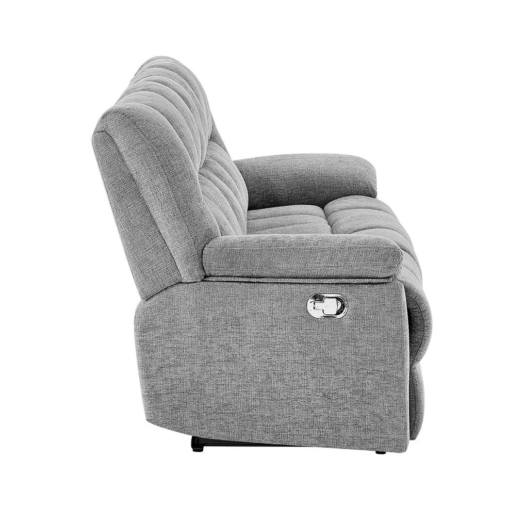 Gray Spellbinder Reclining Sofa from Global Furniture USA Inc. - Detail view