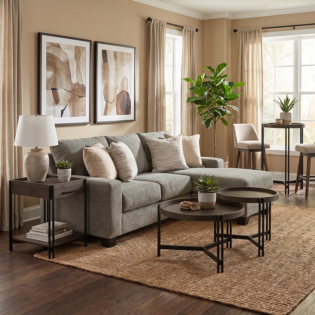 Green Valderrama Sofa Chaise from Michael Nicholas Designs - Alternate angle