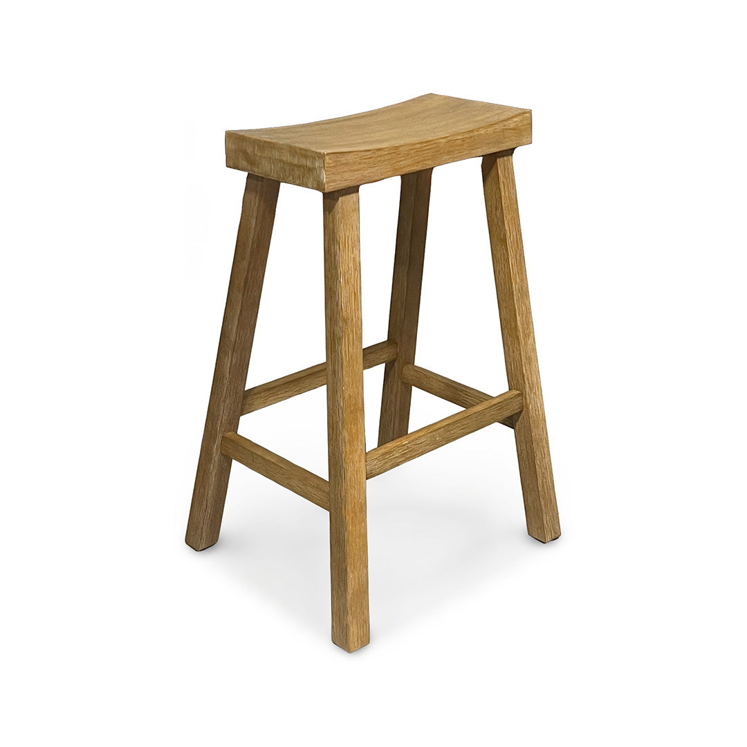 light brown saddle counter stool
