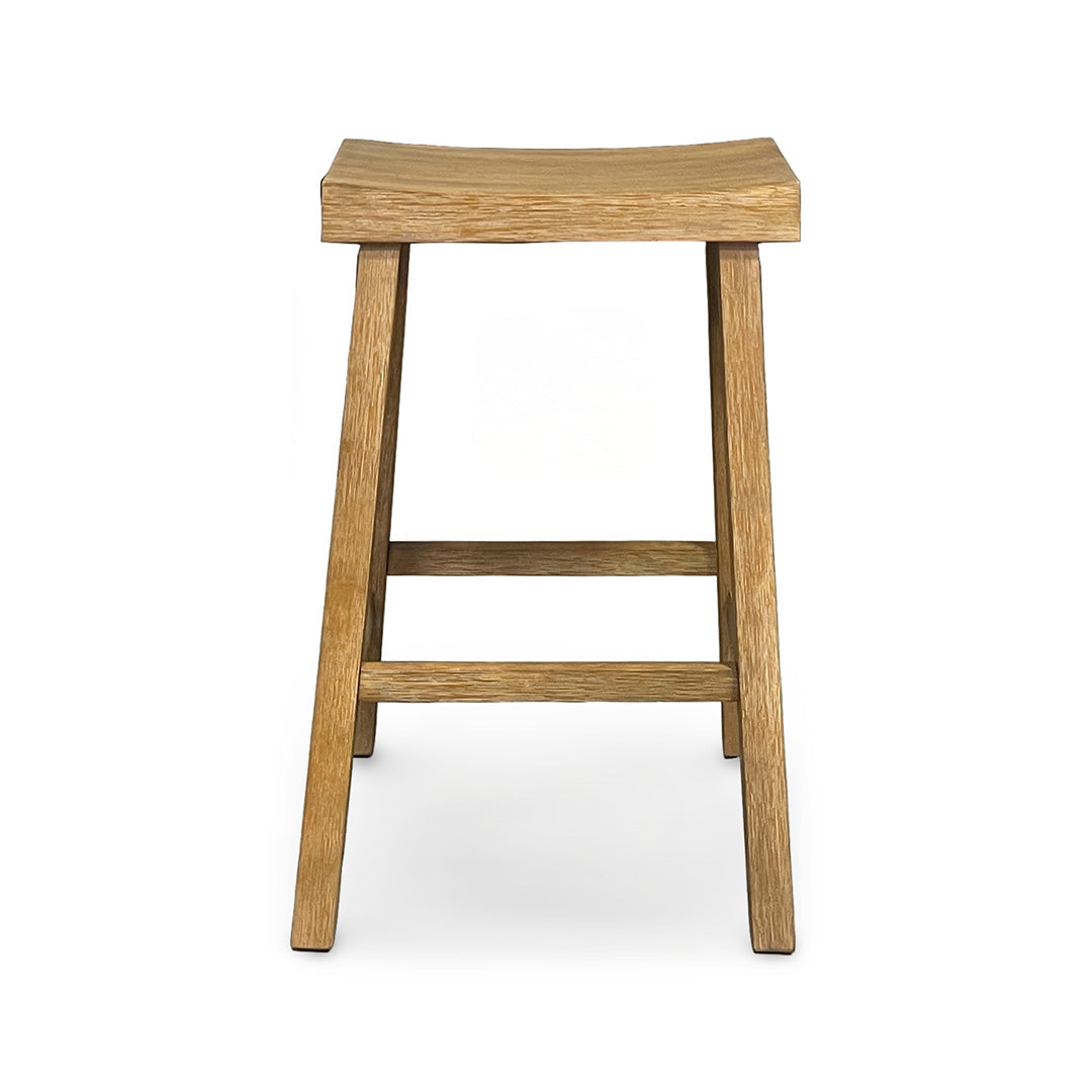 light brown saddle counter stool