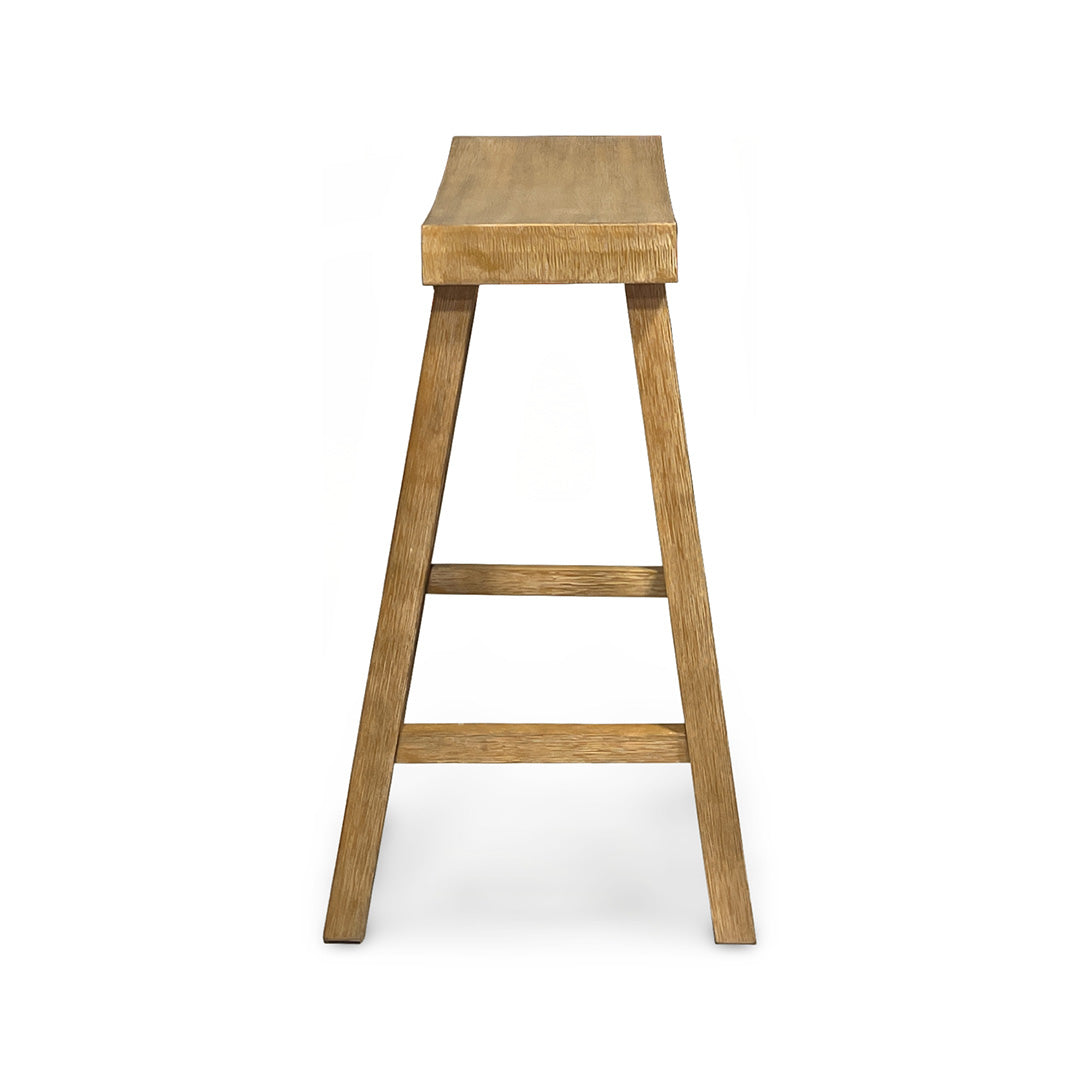 light brown saddle counter stool