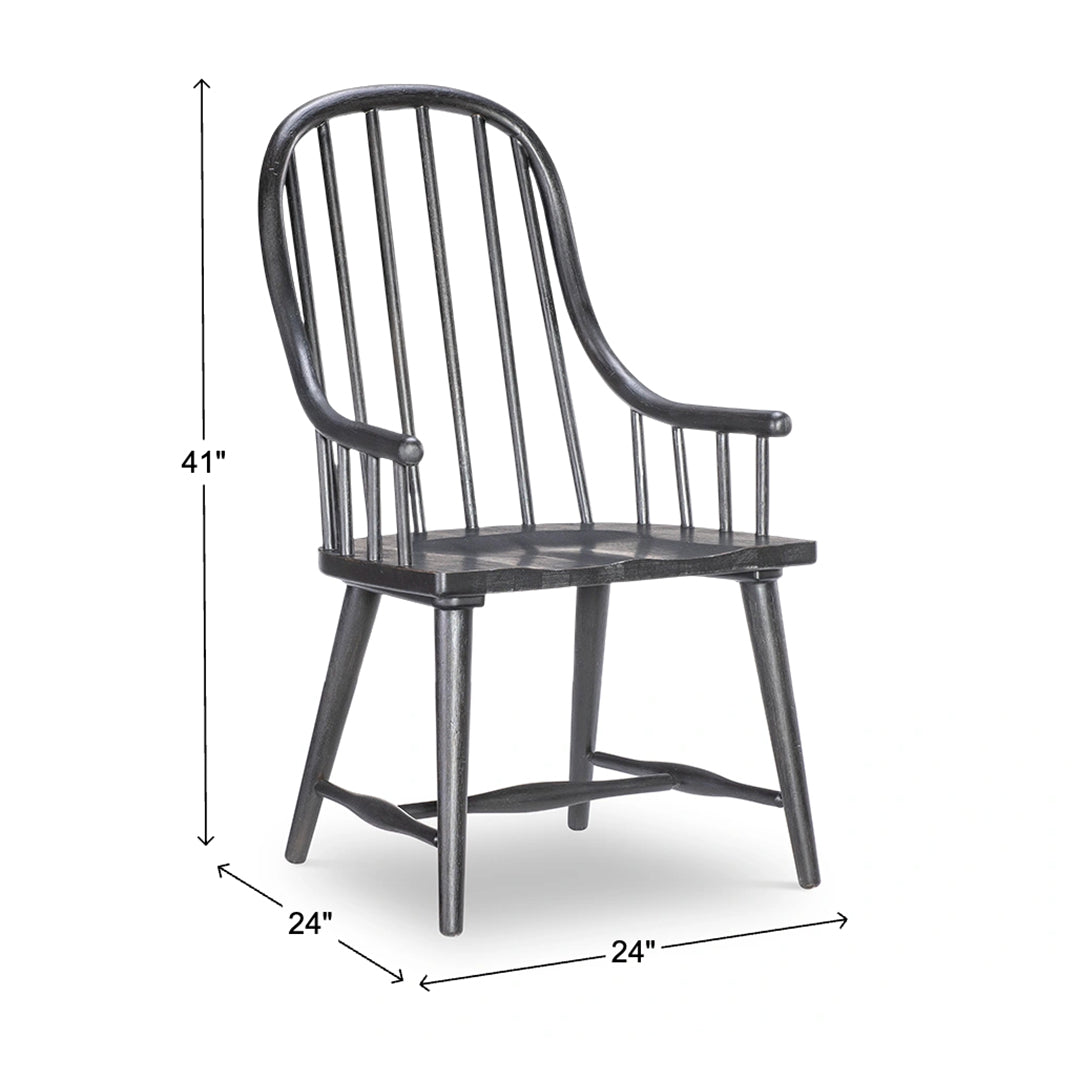 Vintage Market Dining Chair from Legacy Classic Furniture - Black finish
