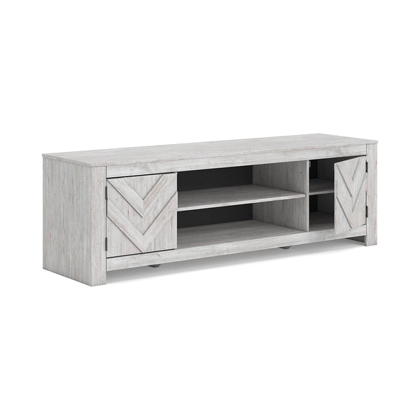 Cayboni White TV Stand - 71 Inches