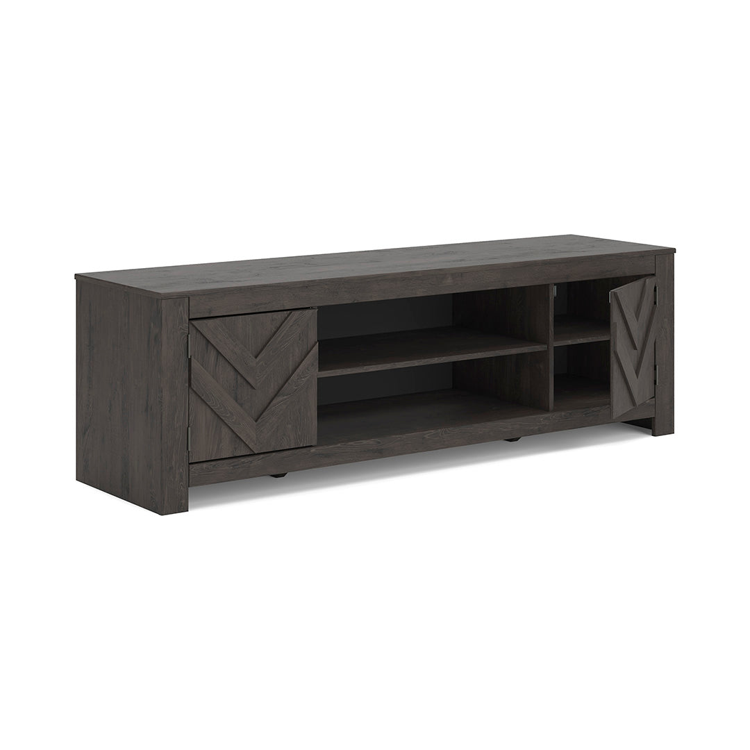 Cayboni Black TV Stand - 71 Inches