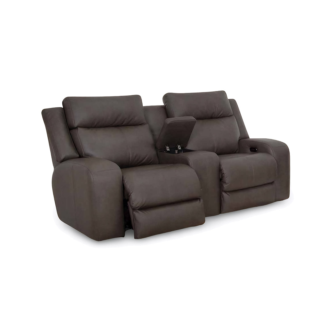 Wilson Power Reclining Console Loveseat with Massage
