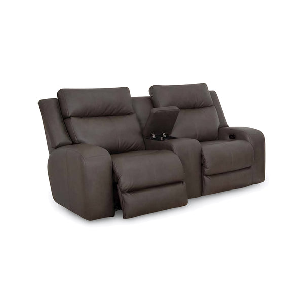 Wilson Power Reclining Console Loveseat with Massage