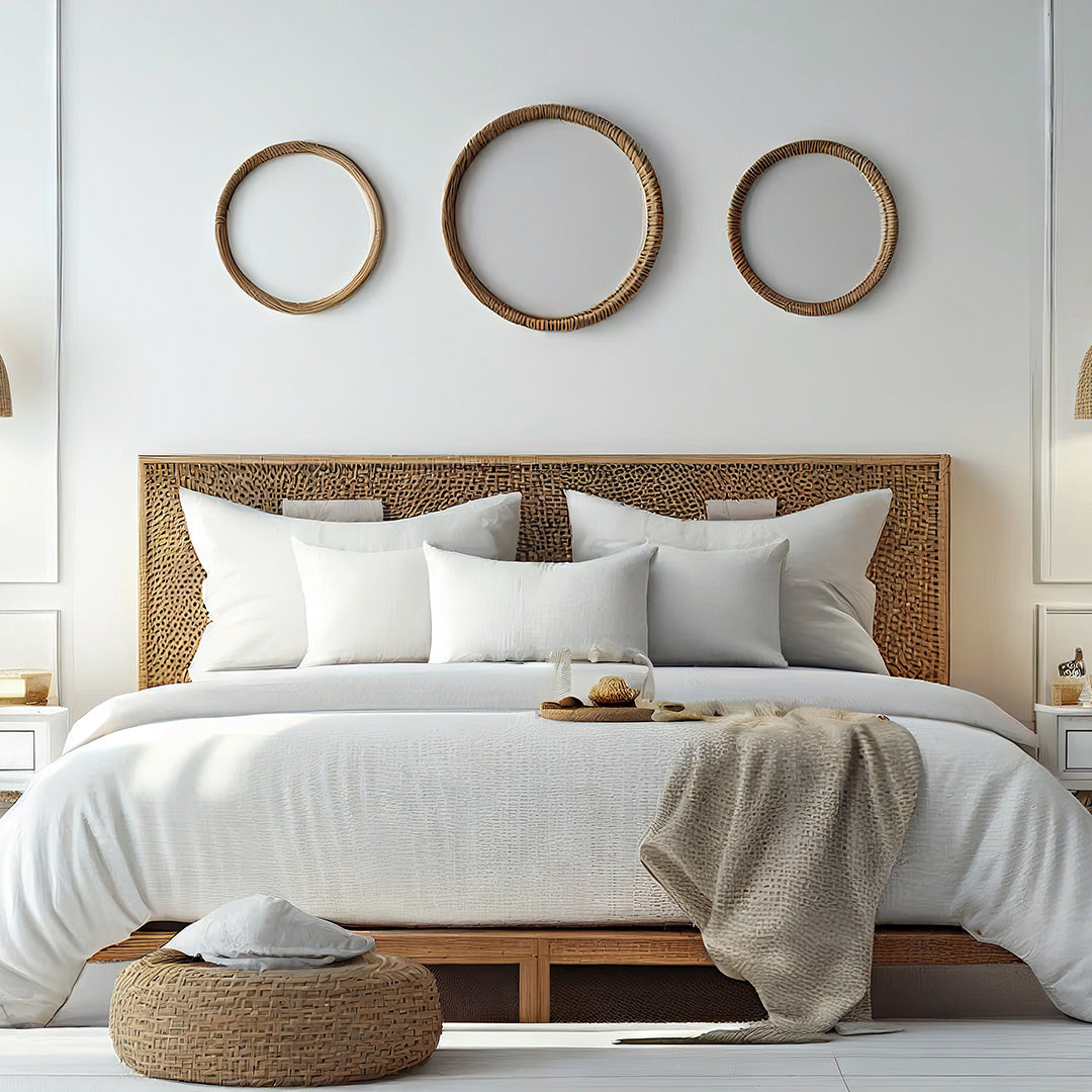 Cooling cotton sheets in white, additional detail, from Lusome