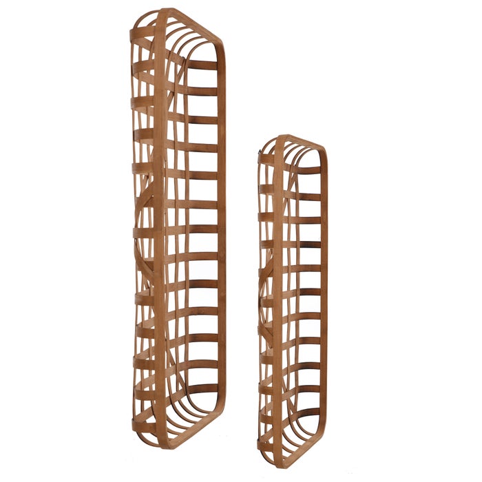 Paracel Natural Bamboo Trays (Set of 2)