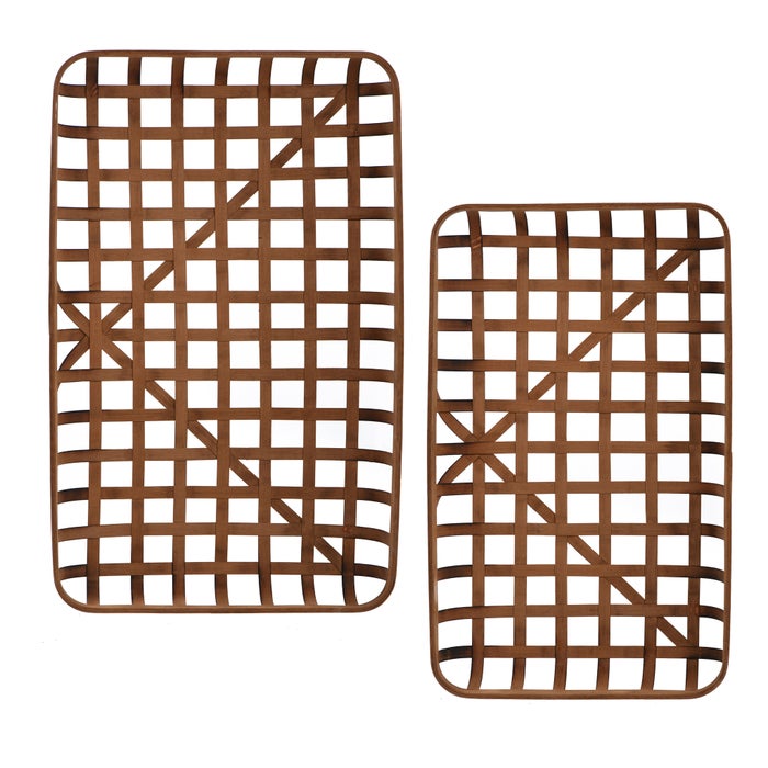 Paracel Natural Bamboo Trays (Set of 2)