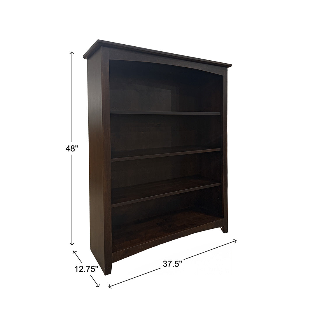 Solid Wood Bookcase from Archbold Furniture Company in Brown, Made in USA - Additional view 8