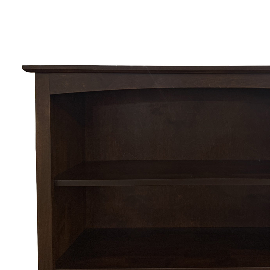 Solid Wood Bookcase from Archbold Furniture Company in Brown, Made in USA - Additional view 4