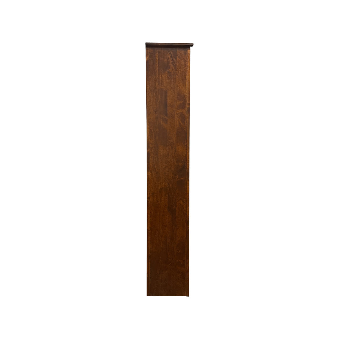 Solid Wood Bookcase with Doors from Archbold Furniture Company in Brown, Made in USA - Additional view 4