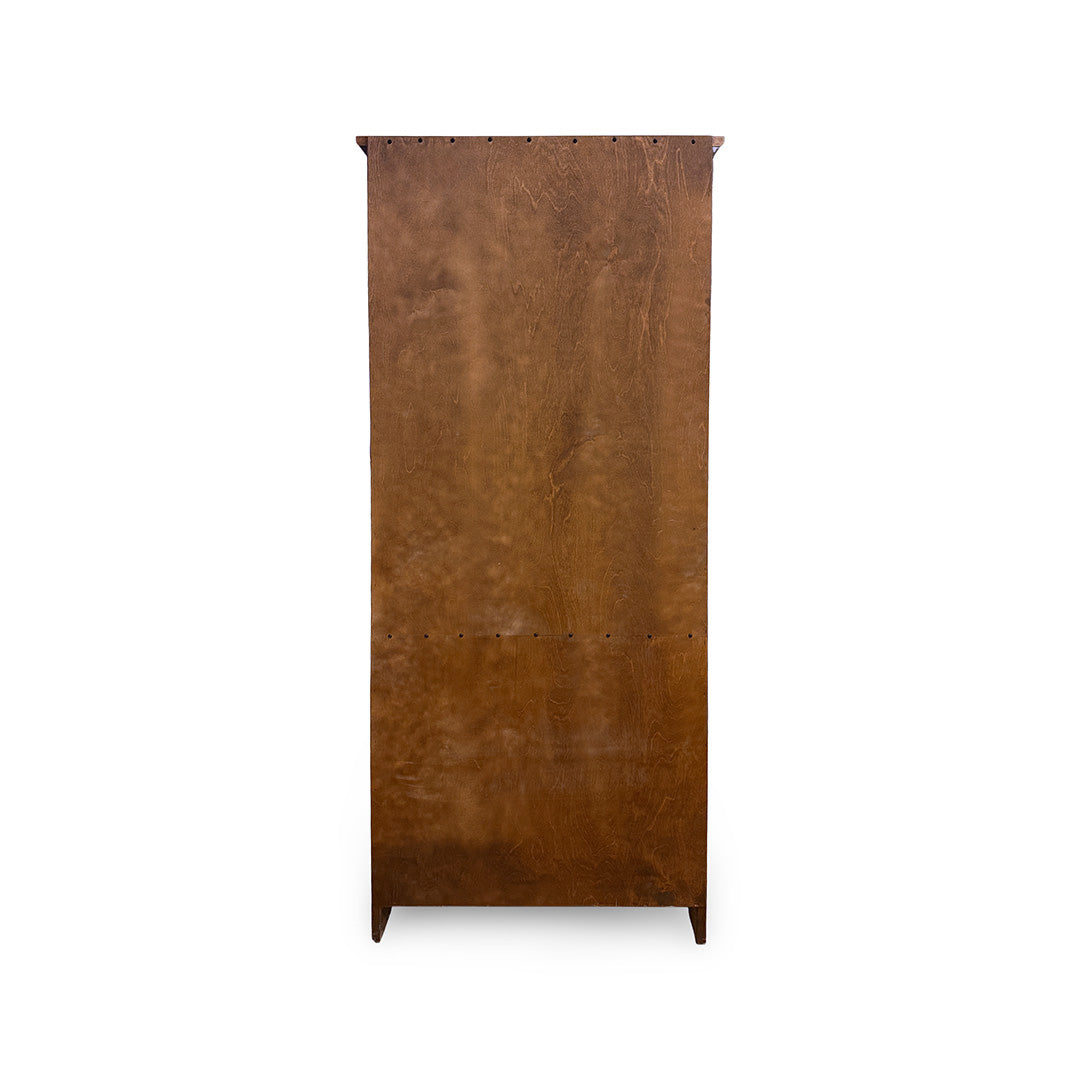 Solid Wood Bookcase with Doors from Archbold Furniture Company in Brown, Made in USA - Additional view 6