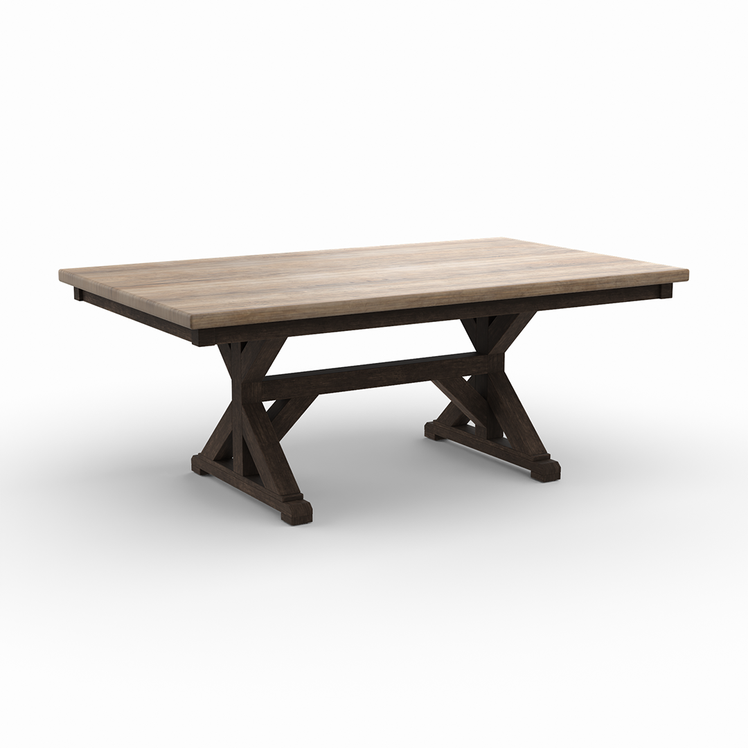 Mesa de comedor de cebada 