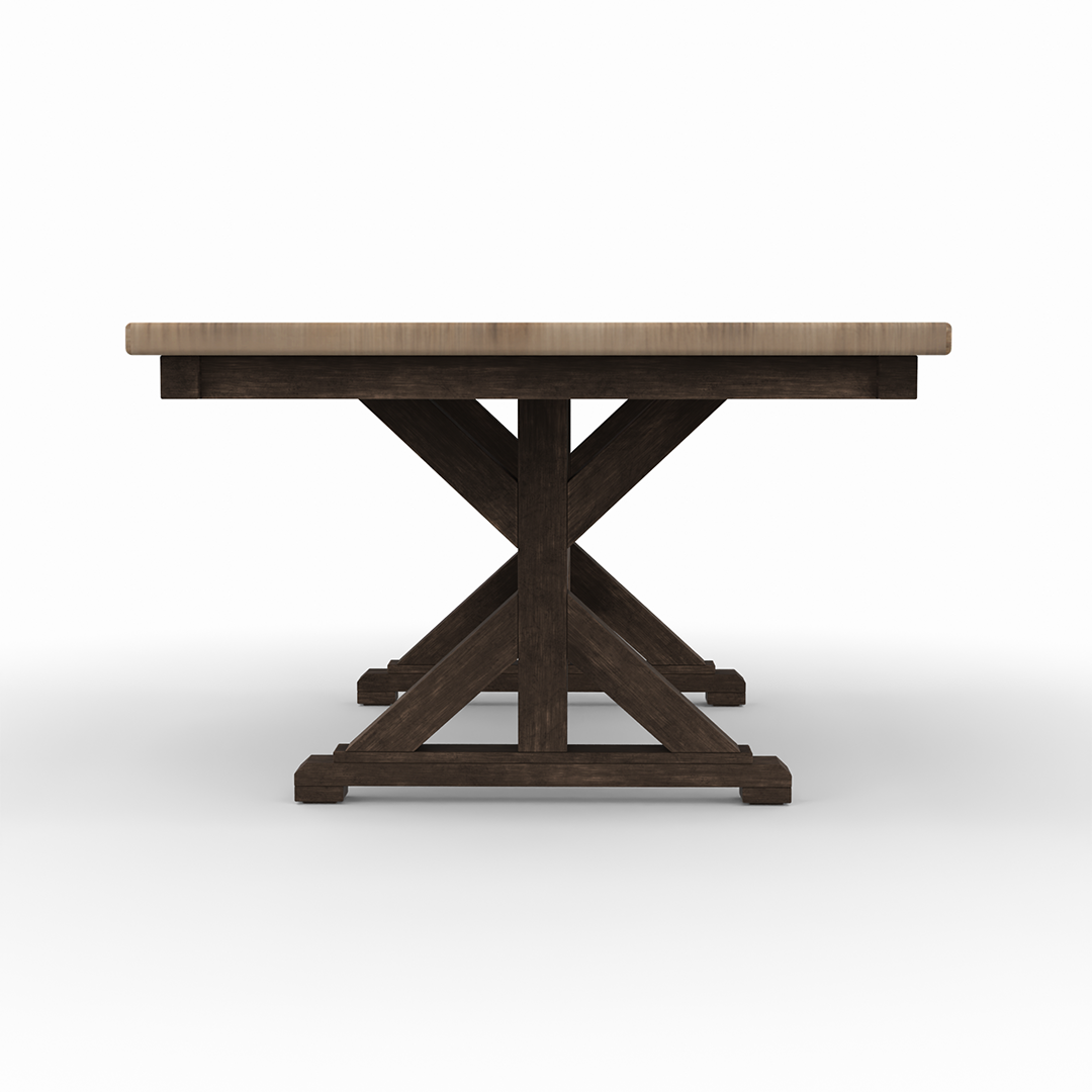 Mesa de comedor de cebada 