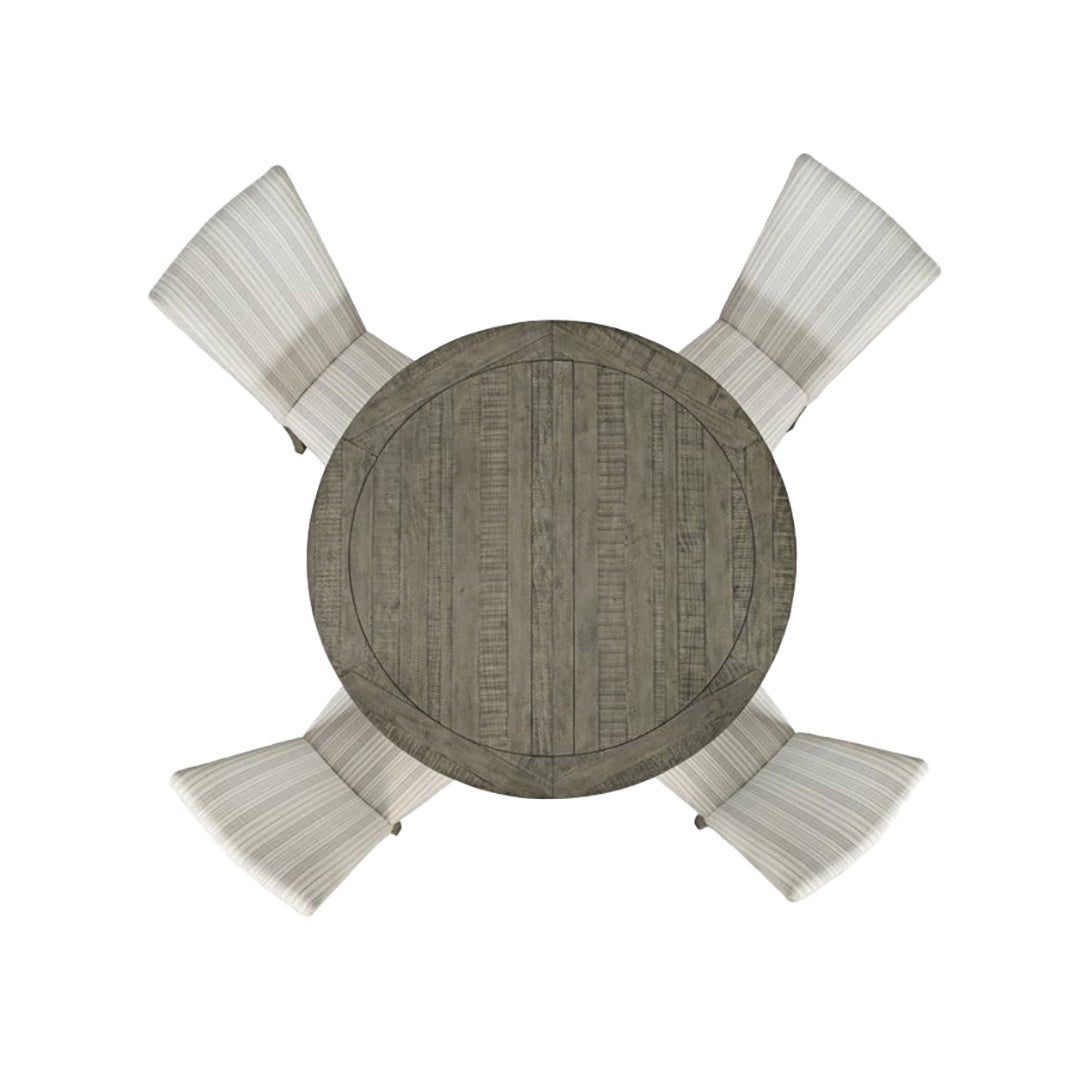 Telluride Driftwood Upholstered Dining Set (5pc)